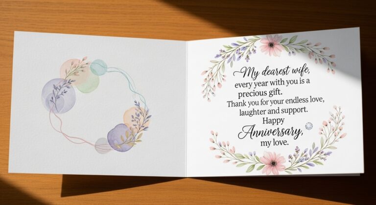 heart touching anniversary wishes for wife